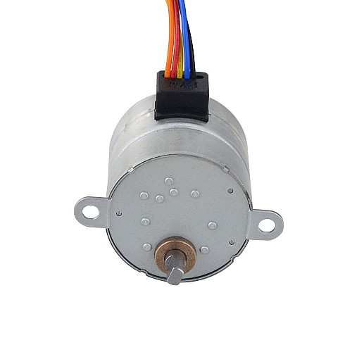 Φ35x35.2mm PM Stepper motor W/Gear Ratio 60:1 Spur gearbox - 35PM48M02-SG60 | StepperOnline CA