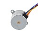 Φ35x35.2mm PM Stepper motor W/Gear Ratio 60:1 Spur gearbox - 35PM48M02-SG60 | StepperOnline CA