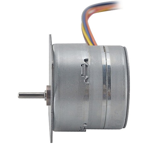 Φ42x38mm PM Stepper motor W/Gear Ratio 50:1 Spur gearbox - 42PM48M01-SG50 | StepperOnline CA
