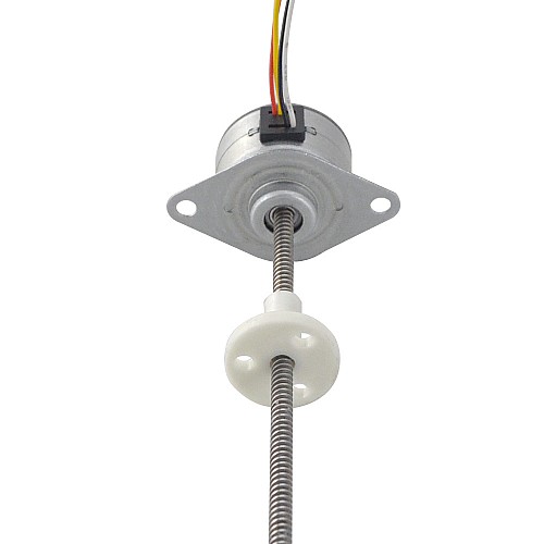 Φ25x15.7mm PM External Linear Stepper Motor 0.48A Lead 2.44mm/0.096 Length 110mm - 25LN24M01-145 | StepperOnline CA