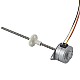 Φ25x15.7mm PM External Linear Stepper Motor 0.48A Lead 2.44mm/0.096 Length 110mm - 25LN24M01-145 | StepperOnline CA
