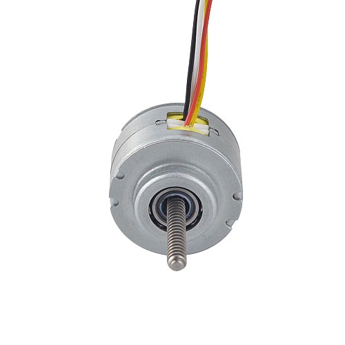 Φ25x15.6mm PM Non-Captive Linear Stepper Motor 0.23A Lead 1mm/0.039 Length 50mm - 25LN24M01-233 | StepperOnline CA
