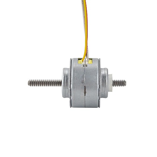 Φ25x15.6mm PM Non-Captive Linear Stepper Motor 0.23A Lead 1mm/0.039 Length 50mm - 25LN24M01-233 | StepperOnline CA