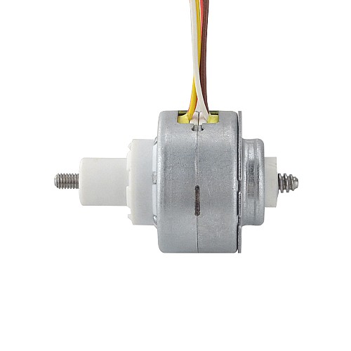 Φ25.2x15mm PM Captive Linear Stepper Motor 0.23A Lead 1mm/0.039 Travel 12mm - 25LN24M01-333 | StepperOnline CA