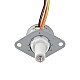 Φ25x15mm PM Captive Linear Stepper Motor 0.23A Lead 1mm/0.039 Travel 22mm - 25LN24M02-333 | StepperOnline CA