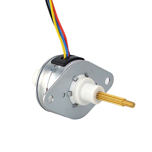 Φ25.2x15mm PM Captive Linear Stepper Motor 0.5A Lead 1.22mm/0.048 Travel 13.5mm - 25LN48L01-334 | StepperOnline CA Φ25.2x15mm PM Captive Linear Stepper Motor 0.5A Lead 1.22mm/0.048 Travel 13.5mm - 25LN48L01-334 | StepperOnline CA