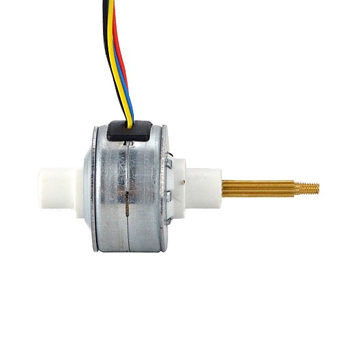 Φ25.2x15mm PM Captive Linear Stepper Motor 0.5A Lead 1.22mm/0.048 Travel 13.5mm - 25LN48L01-334 | StepperOnline CA Φ25.2x15mm PM Captive Linear Stepper Motor 0.5A Lead 1.22mm/0.048 Travel 13.5mm - 25LN48L01-334 | StepperOnline CA