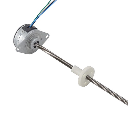Φ25x14.5mm PM External Linear Stepper Motor 0.143A Lead 1.22mm/0.047 Length 174mm - 25LN48M01-144 | StepperOnline CA Φ25x14.5mm PM External Linear Stepper Motor 0.143A Lead 1.22mm/0.047 Length 174mm - 25LN48M01-144 | StepperOnline CA