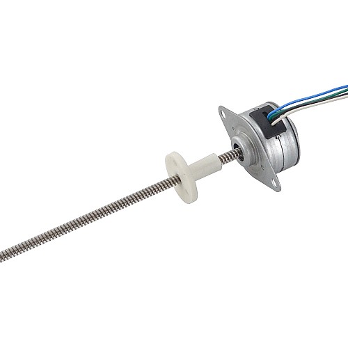 Φ25x14.5mm PM External Linear Stepper Motor 0.143A Lead 1.22mm/0.047 Length 174mm - 25LN48M01-144 | StepperOnline CA Φ25x14.5mm PM External Linear Stepper Motor 0.143A Lead 1.22mm/0.047 Length 174mm - 25LN48M01-144 | StepperOnline CA