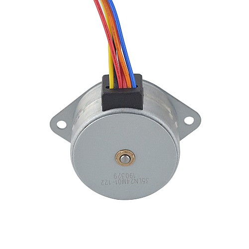 Φ35x22mm PM External Linear Stepper Motor 0.28A Lead 0.5mm/0.0197 Length 21.5mm - 35LN24M01-122 | StepperOnline CA Φ35x22mm PM External Linear Stepper Motor 0.28A Lead 0.5mm/0.0197 Length 21.5mm - 35LN24M01-122 | StepperOnline CA
