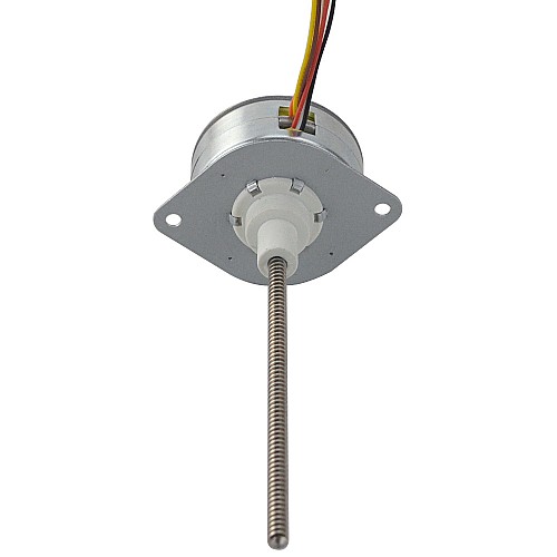Φ35x17.5mm PM Non-Captive Linear Stepper Motor 0.46A Lead 1.22mm/0.047 Length 139.7mm - 35LN48M01-244 | StepperOnline CA