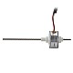 Φ35x17.5mm PM Non-Captive Linear Stepper Motor 0.46A Lead 1.22mm/0.047 Length 139.7mm - 35LN48M01-244 | StepperOnline CA