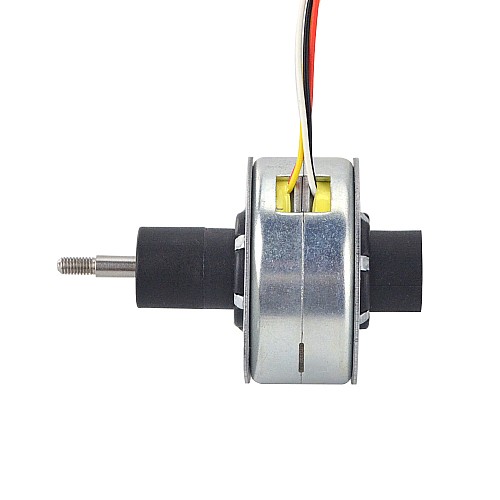 Φ36x17.5mm PM Captive Linear Stepper Motor 0.6A Lead 1.22mm/0.047 Travel 5.3mm - 35LN48M01-344 | StepperOnline CA