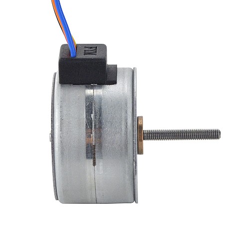 Φ35x22mm PM External linear stepper motor 0.2A Lead 0.5mm/0.0197 Length 21.5mm - 35LN48M02-122 | StepperOnline CA Φ35x22mm PM External linear stepper motor 0.2A Lead 0.5mm/0.0197 Length 21.5mm - 35LN48M02-122 | StepperOnline CA
