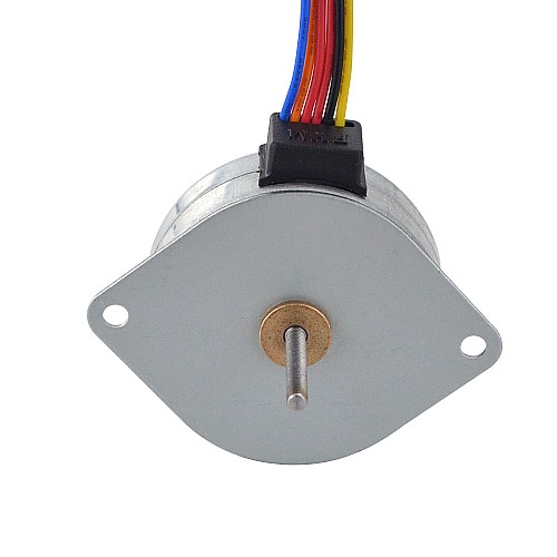 Φ42x16.5mm PM External Linear Stepper Motor 0.4A Lead 0.5mm/0.0197 Length 21mm - 42LN48S01-122 | StepperOnline CA