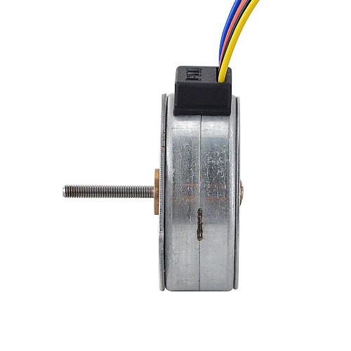 Φ42x16.5mm PM External Linear Stepper Motor 0.4A Lead 0.5mm/0.0197 Length 21mm - 42LN48S01-122 | StepperOnline CA