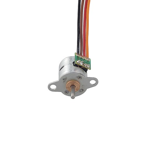 Φ10.25x11mm PM Stepper motor 18deg 1.96mN.m(0.278oz.in) 0.2A 4 Wires - 10PM20L02 | StepperOnline CA