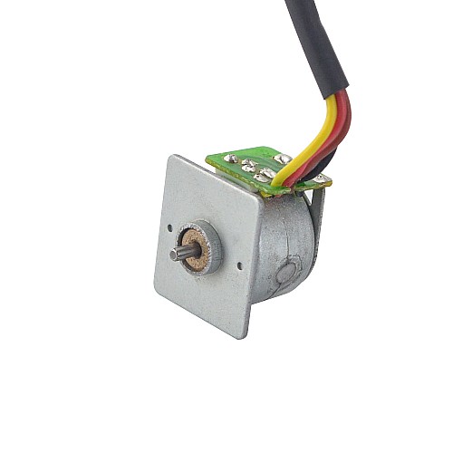 Φ15x12mm PM Stepper motor 18deg 2.45mN.m(0.347oz.in) 0.04A 4 Wires - 15PM20L01 | StepperOnline CA