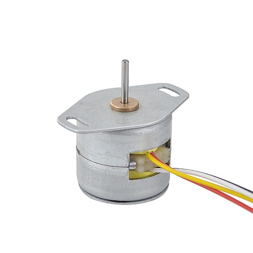 Φ20x18.2mm PM Stepper motor 18deg 5.88mN.m(0.833oz.in) 0.5A 4 Wires - 20PM20L01 | StepperOnline CA Φ20x18.2mm PM Stepper motor 18deg 5.88mN.m(0.833oz.in) 0.5A 4 Wires - 20PM20L01 | StepperOnline CA