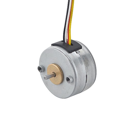 Φ25x15mm PM Stepper motor 7.5deg 14.7mN.m(2.082oz.in) 0.5A 4 Wires - 25PM48L01 | StepperOnline CA