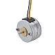 Φ25x15mm PM Stepper motor 7.5deg 14.7mN.m(2.082oz.in) 0.5A 4 Wires - 25PM48L01 | StepperOnline CA