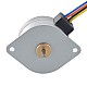 Φ35x22mm PM Stepper motor 7.5deg 53.9mN.m(7.634oz.in) 0.2A 4 Wires - 35PM48L01 | StepperOnline CA
