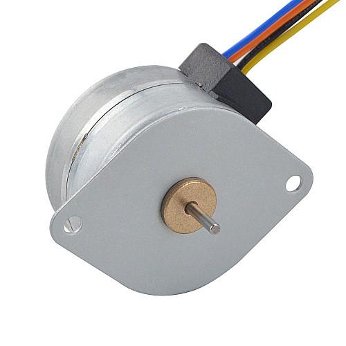 Φ35x22mm PM Stepper motor 7.5deg 53.9mN.m(7.634oz.in) 0.2A 4 Wires - 35PM48L01 | StepperOnline CA