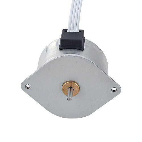 Φ42x23.5mm PM Stepper motor 7.5deg 68.6mN.m(9.717oz.in) 0.6A 4 Wires - 42PM48L01 | StepperOnline CA Φ42x23.5mm PM Stepper motor 7.5deg 68.6mN.m(9.717oz.in) 0.6A 4 Wires - 42PM48L01 | StepperOnline CA
