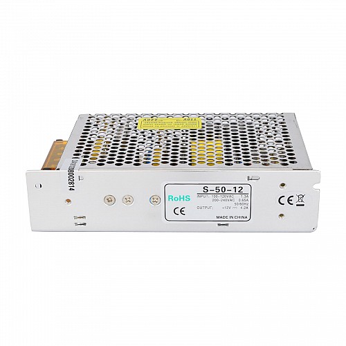 50W 12V 4.2A 115/230V Switching Power Supply Stepper Motor CNC Router Kits - S-50-12 | StepperOnline CA