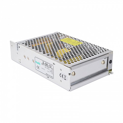 50W 12V 4.2A 115/230V Switching Power Supply Stepper Motor CNC Router Kits - S-50-12 | StepperOnline CA