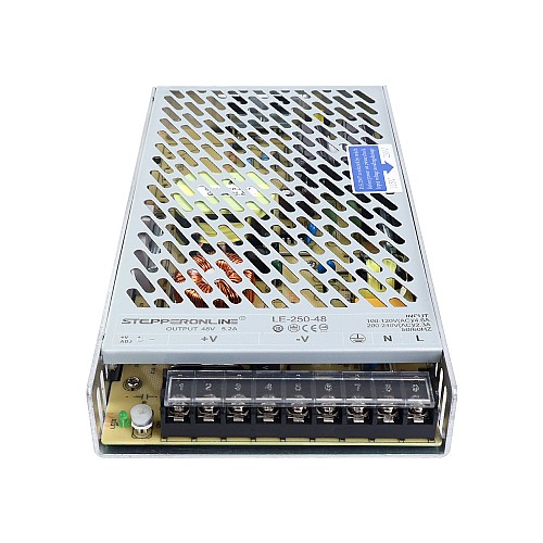 250W 48V 5.2A 115/230V Switching Power Supply Stepper Motor CNC Router Kits - LE-250-48 | StepperOnline CA
