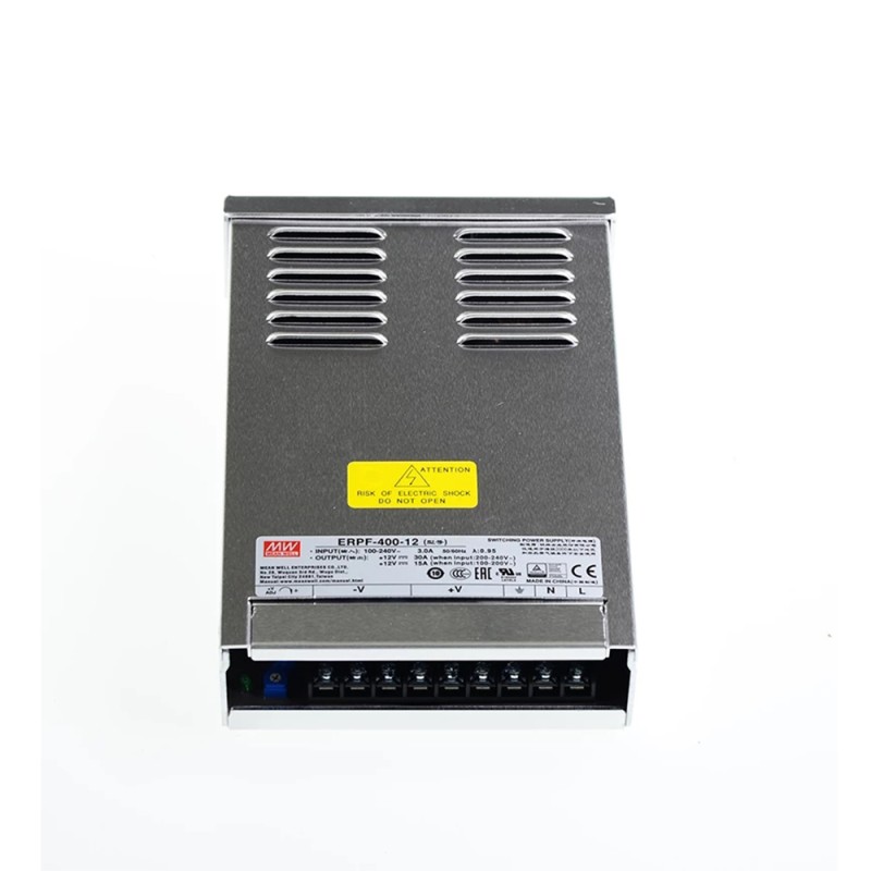 ERPF-400-12 MEANWELL 360W 30A 115/231VAC Single Output Switching Power Supply - ERPF-400-12 | StepperOnline CA