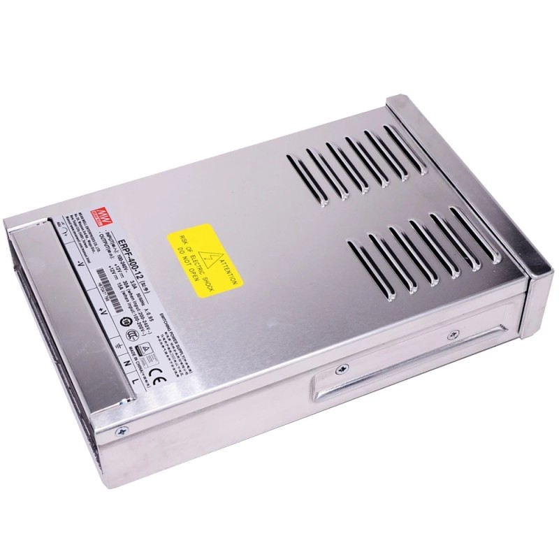 ERPF-400-12 MEANWELL 360W 30A 115/231VAC Single Output Switching Power Supply - ERPF-400-12 | StepperOnline CA