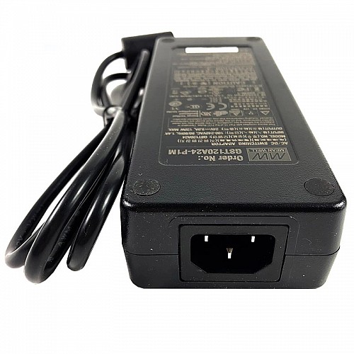 GST120A24-P1M  MEANWELL 120W 24VDC 5A 115/230VAC AC-DC Reliable Green Industrial Adaptor - GST120A24-P1M | StepperOnline CA