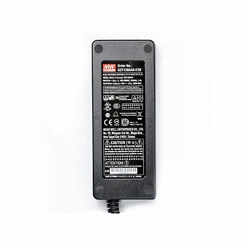 GST120A48-R7B MEANWELL 120W 48VDC 2.5A 115/230VAC AC-DC Reliable Green Industrial Adaptor - GST120A48-R7B | StepperOnline CA