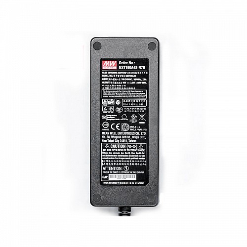 GST160A48-R7B MEANWELL 160W 48VDC 3.34A 115/230VAC AC-DC Reliable Green Industrial Adaptor - GST160A48-R7B | StepperOnline CA