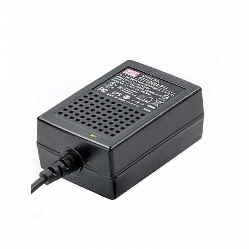 GST18U09-P1J MEANWELL 18W 9VDC 2A 115/230VAC AC-DC Reliable Green Industrial Adaptor - GST18U09-P1J | StepperOnline CA