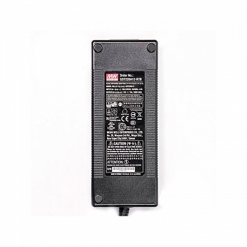 GST220A12-R7B MEANWELL 180W 12VDC 15A 115/230VAC AC-DC Reliable Green Industrial Adaptor - GST220A12-R7B | StepperOnline CA