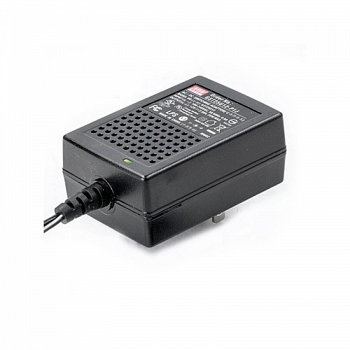 GST25U12-P1J MEANWELL 25W 12VDC 2.08A 115/230VAC AC-DC Reliable Green Industrial Adaptor - GST25U12-P1J | StepperOnline CA