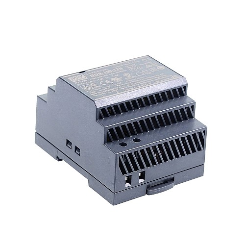 HDR-100-12N MEANWELL 90W 12VDC 7.5A 115/230VAC Ultra Slim Step Shape DIN Rail Power Supply - HDR-100-12N | StepperOnline CA