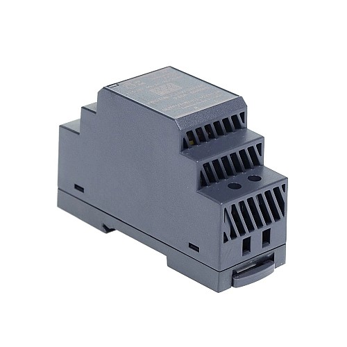 HDR-30-15 MEANWELL 30W 15VDC 2A 115/230VAC Ultra Slim Step Shape DIN Rail Power Supply - HDR-30-15 | StepperOnline CA