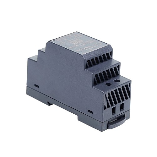 HDR-30-5 MEANWELL 15W 5VDC 3A 115/230VAC Ultra Slim Step Shape DIN Rail Power Supply - HDR-30-5 | StepperOnline CA