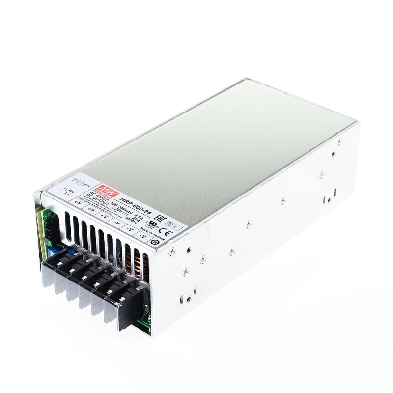 HRP-600-24 MEANWELL 648W 27A 24V Single Output With PFC Function - HRP-600-24 | StepperOnline CA