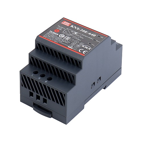 KNX-20E-640 MEANWELL 640mA KNX Power Supply - KNX-20E-640 | StepperOnline CA