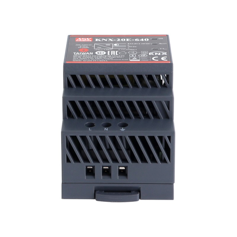 KNX-20E-640 MEANWELL 640mA KNX Power Supply - KNX-20E-640 | StepperOnline CA