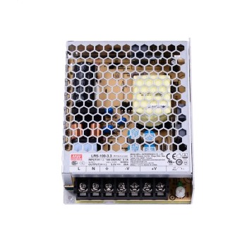 LRS-100-3.3 MEANWELL 66W 3.3VDC 20A 115/230VAC Enclosed Switching Power Supply