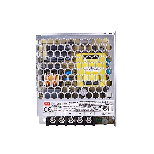 LRS-35-12 MEANWELL 35W 12VDC 3A 115/230VAC Enclosed Switching Power Supply - LRS-35-12 | StepperOnline CA LRS-35-12 MEANWELL 35W 12VDC 3A 115/230VAC Enclosed Switching Power Supply - LRS-35-12 | StepperOnline CA