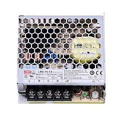 LRS-75-15 MEANWELL 75W 15VDC 5A 115/230VAC Enclosed Switching Power Supply