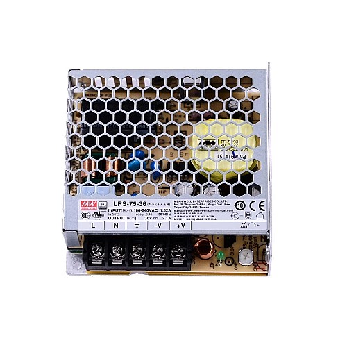 LRS-75-36 MEANWELL 75.6W 36VDC 2.1A 115/230VAC Enclosed Switching Power Supply - LRS-75-36 | StepperOnline CA LRS-75-36 MEANWELL 75.6W 36VDC 2.1A 115/230VAC Enclosed Switching Power Supply - LRS-75-36 | StepperOnline CA