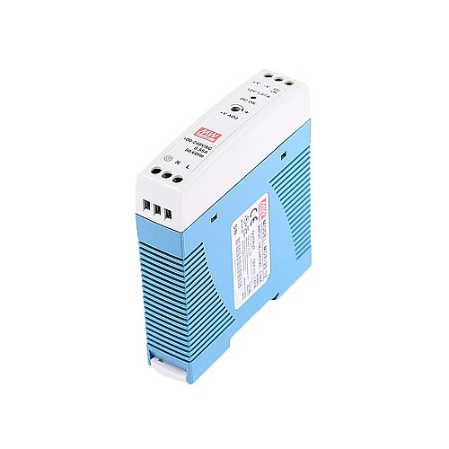 MDR-20-12 MEANWELL 20W 12VDC 1.67A 115/230VAC DIN Rail Power Supply - MDR-20-12 | StepperOnline CA
